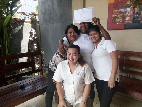 Reeva Bali Spa School Student